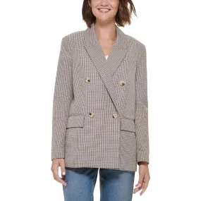 CALVIN KLEIN - Check Oversized Drop-Shoulder Blazer