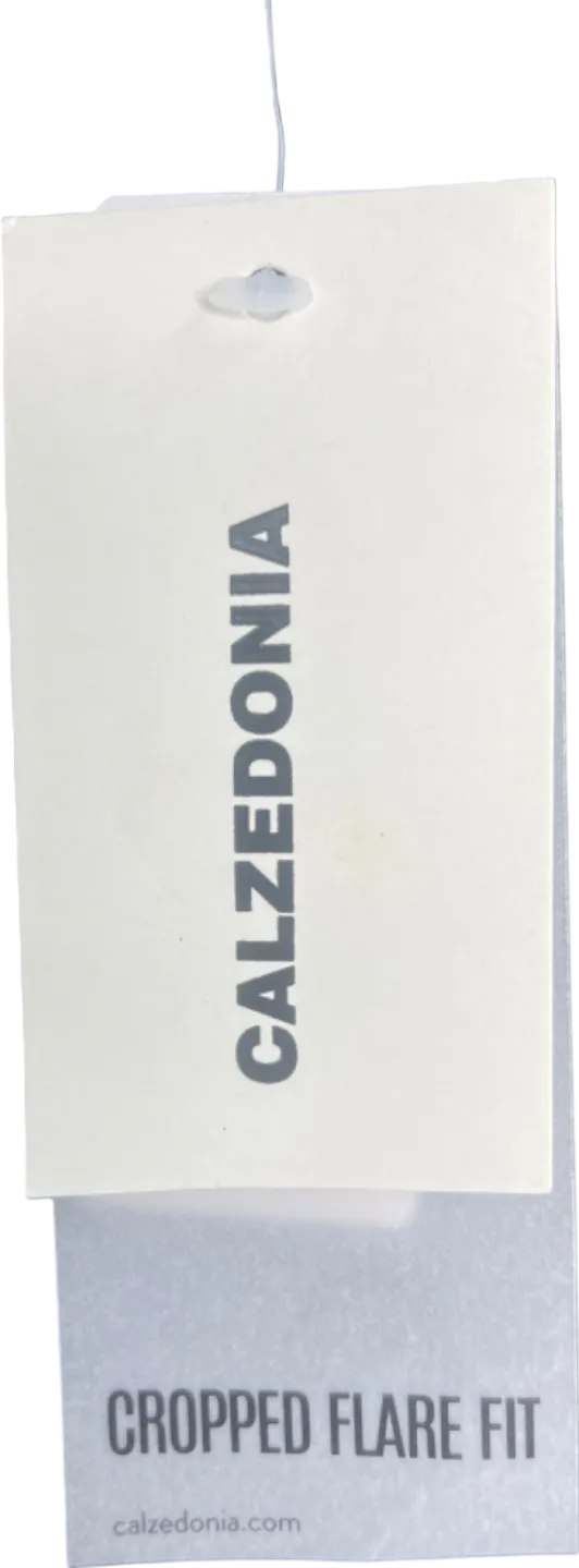 Calzedonia Black Cropped Flare Fit Leggings UK XS