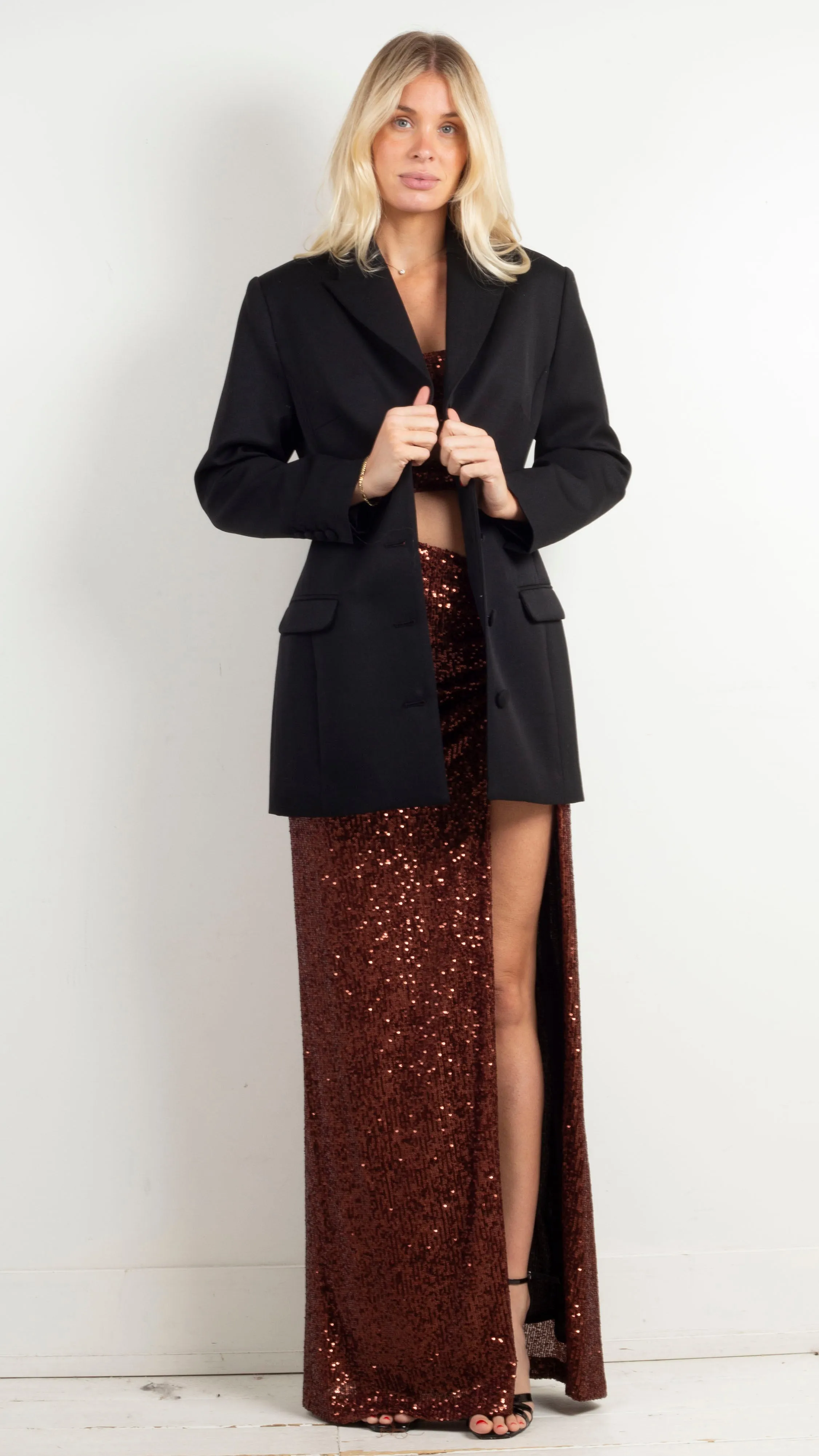 Harlow Dress - Chocolate