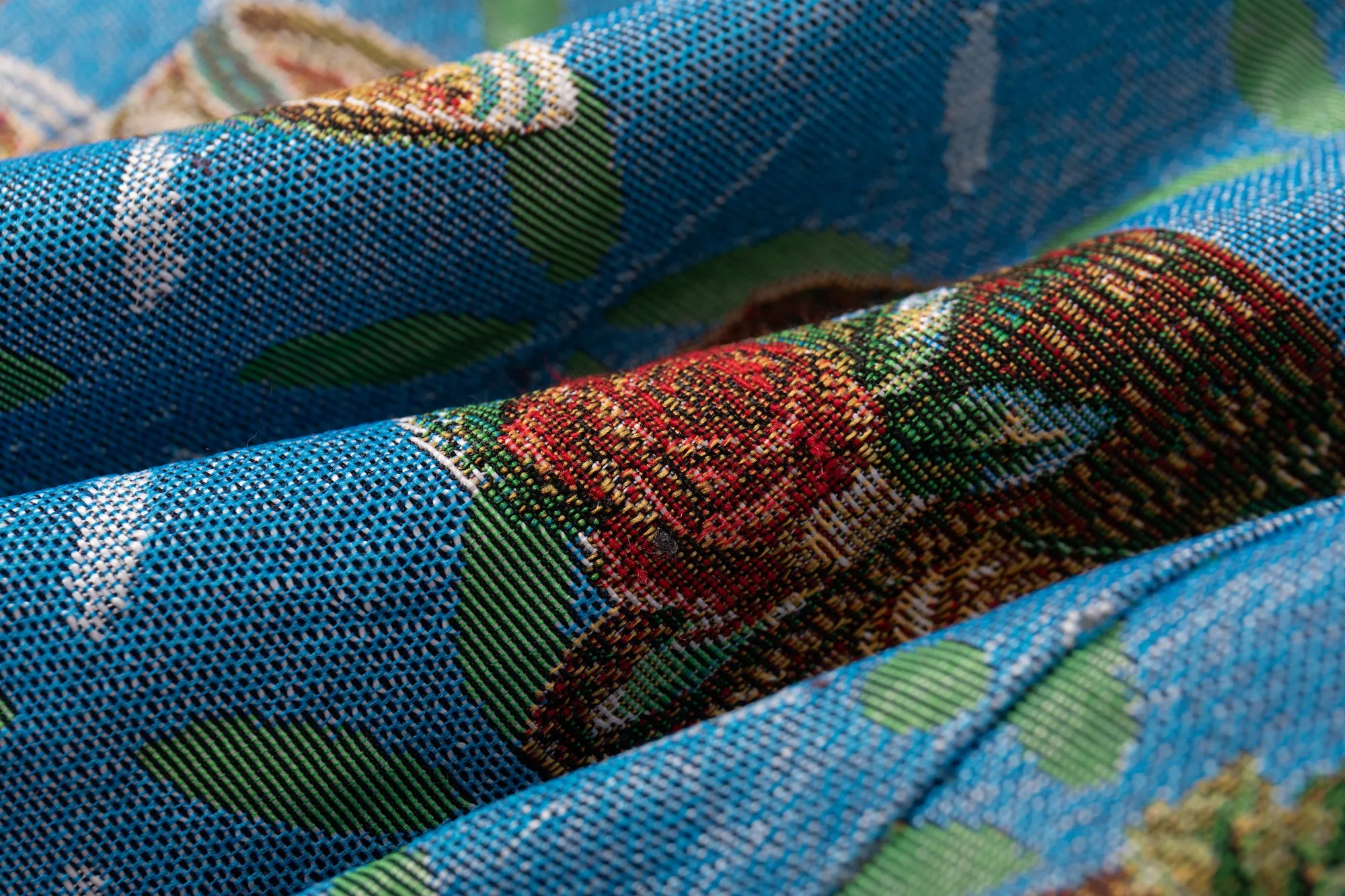 Kimono Blazer - Vintage Homestyle Woven Pattern