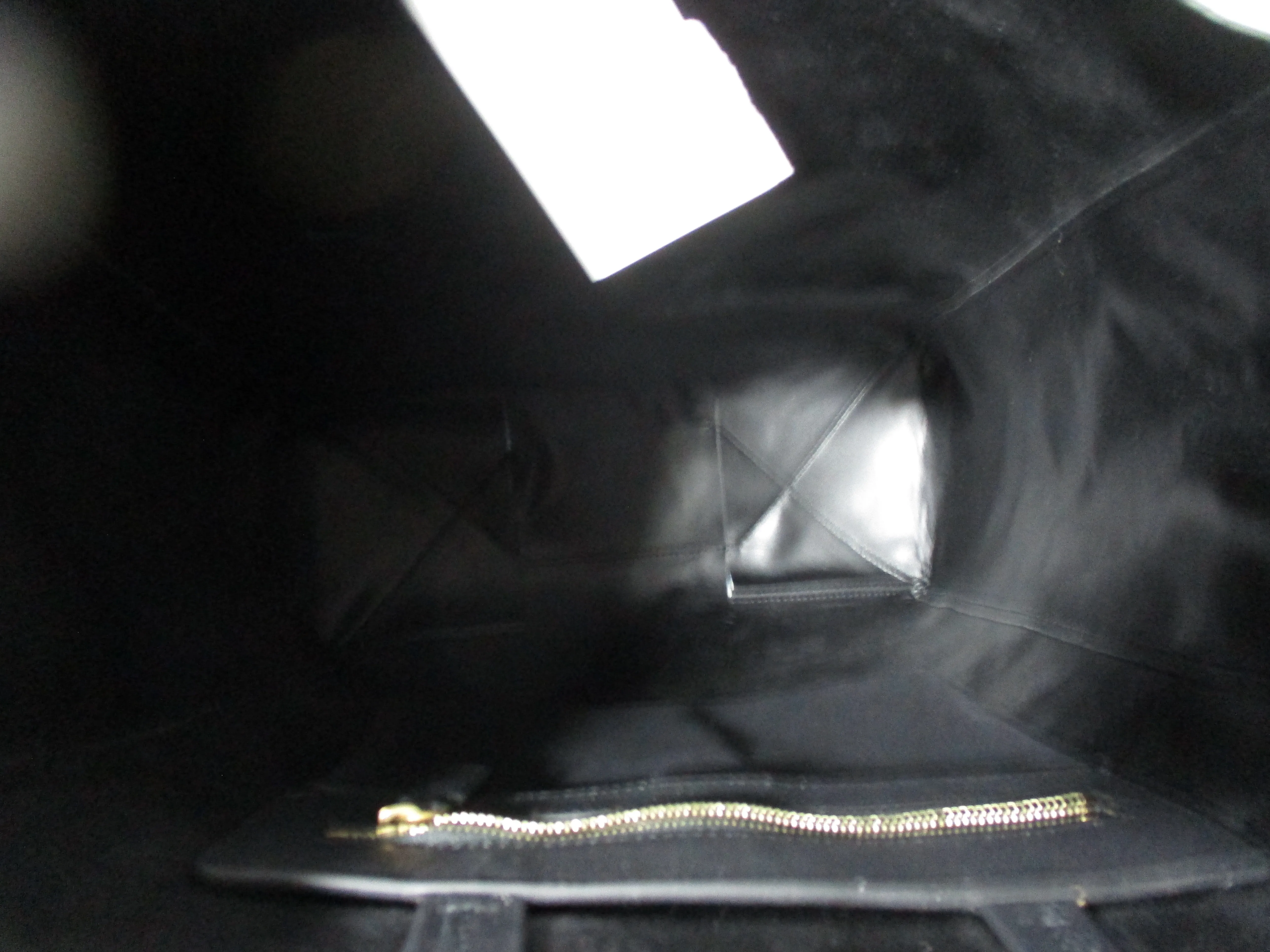NWT NEW CELINE CABAS FLORAL POTIRON Leather Tote Bag BLACK Shopper