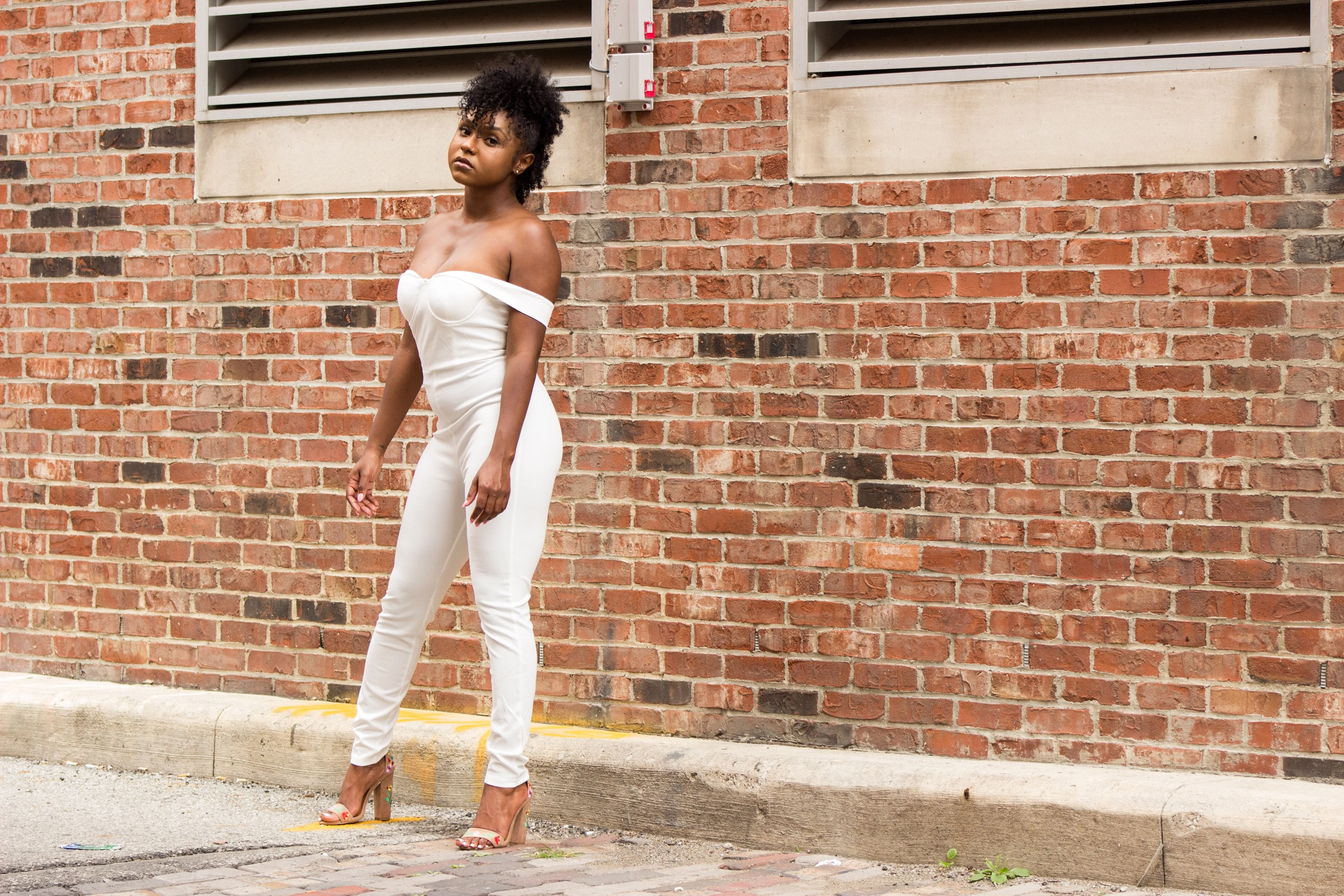 Off Shoulder Jumpsuit