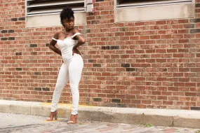 Off Shoulder Jumpsuit