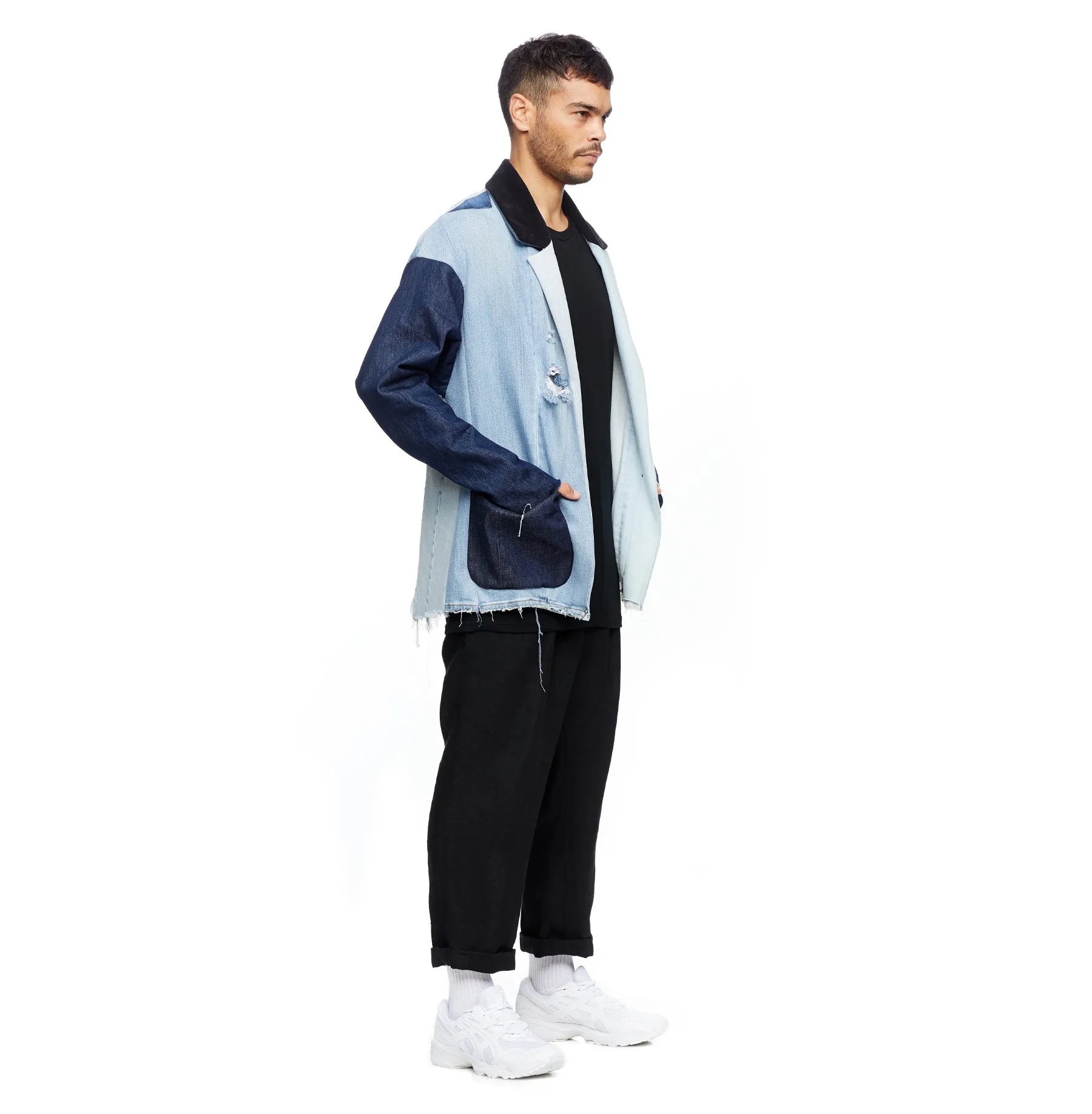 Reworked Denim Blazer