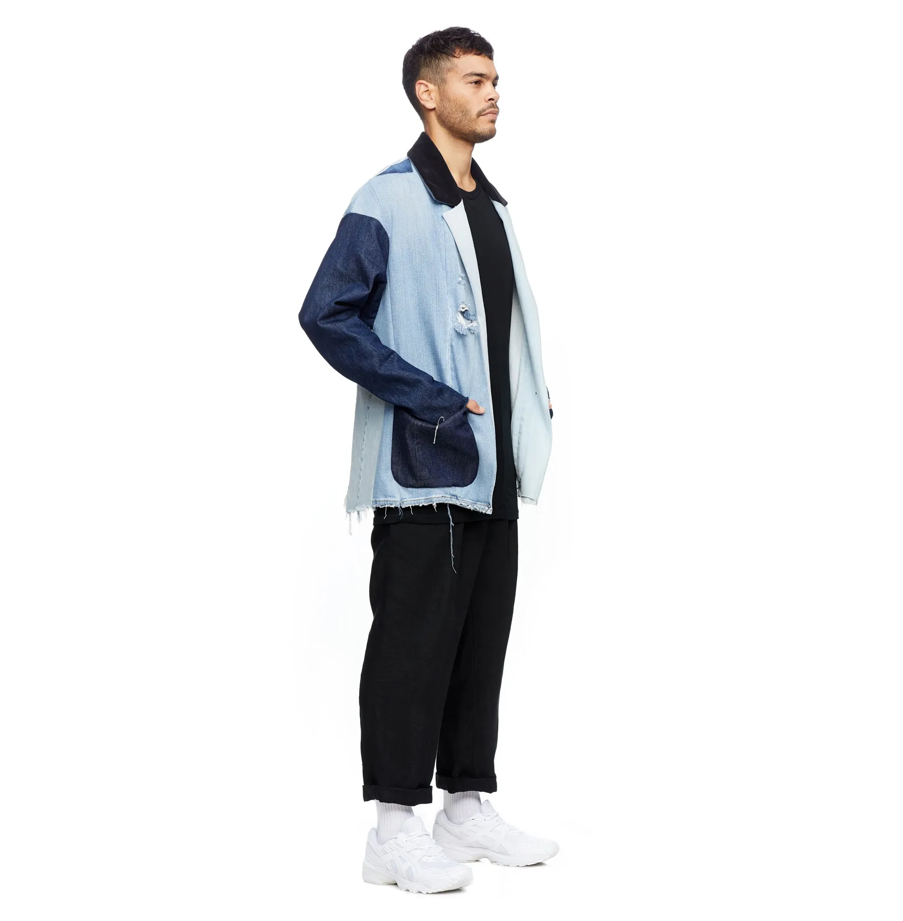 Reworked Denim Blazer