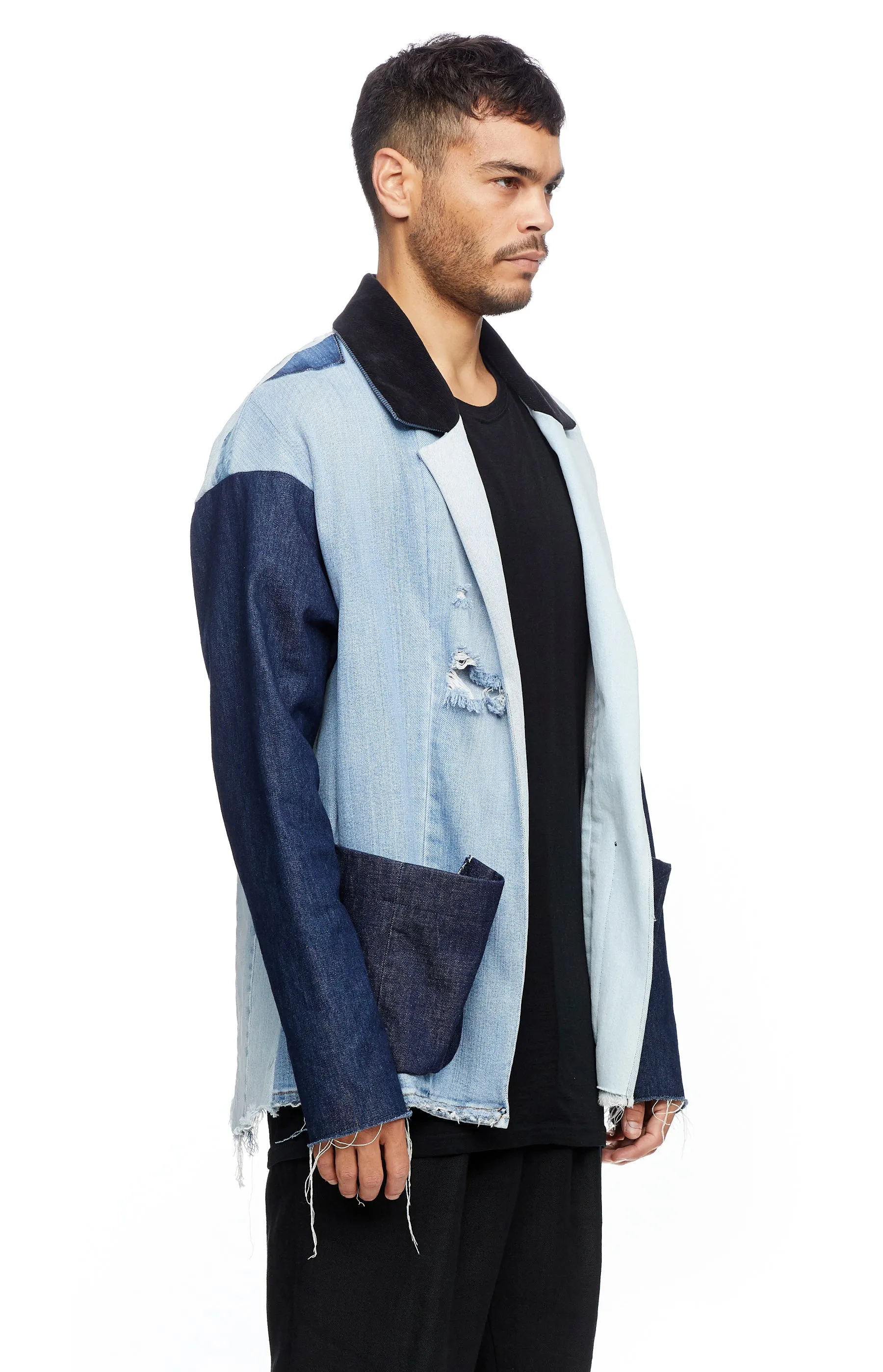 Reworked Denim Blazer