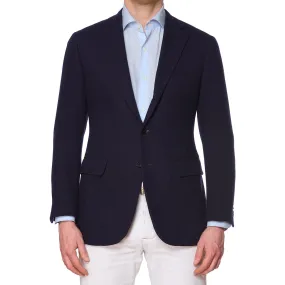 SARTORIA PARTENOPEA for VANNUCCI Blue Cashmere Jacket Blazer EU 50 NEW US 40